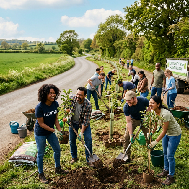 Tree planting drive